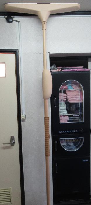 垂直型手すりの写真