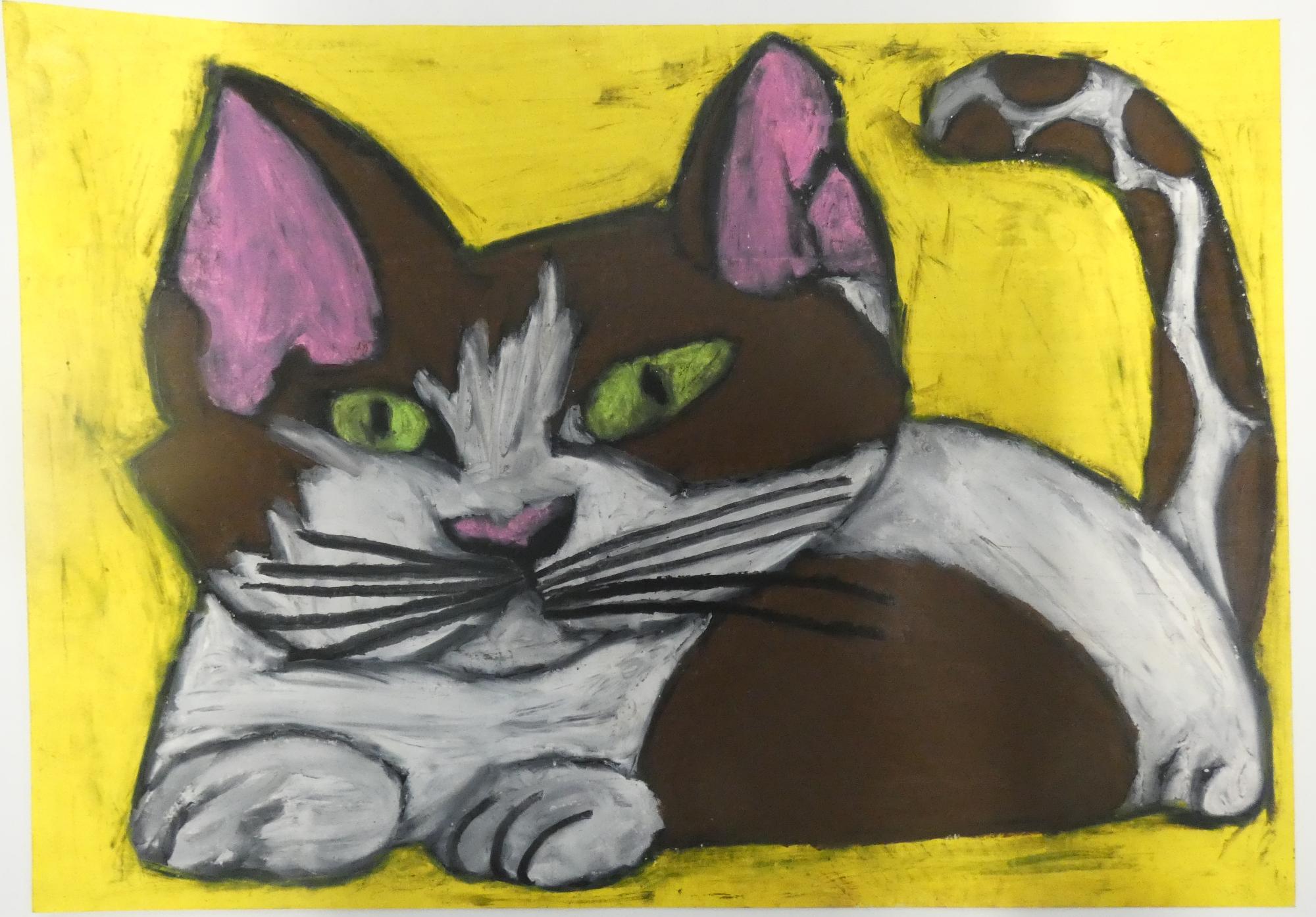 阿部新太郎「ねこ」