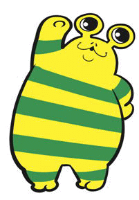 ひゃっぴい体操公式キャラクターイワくんのイラスト
