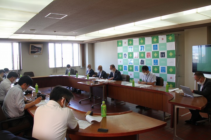 令和3年度第3回記者懇談会の会場全体の様子の写真