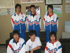 平 龍大さん、鈴木 天理さん、町田 和樹さん、佐藤 友紀さん、畠山 恭敬さん、小林 百伽さんが映っている写真