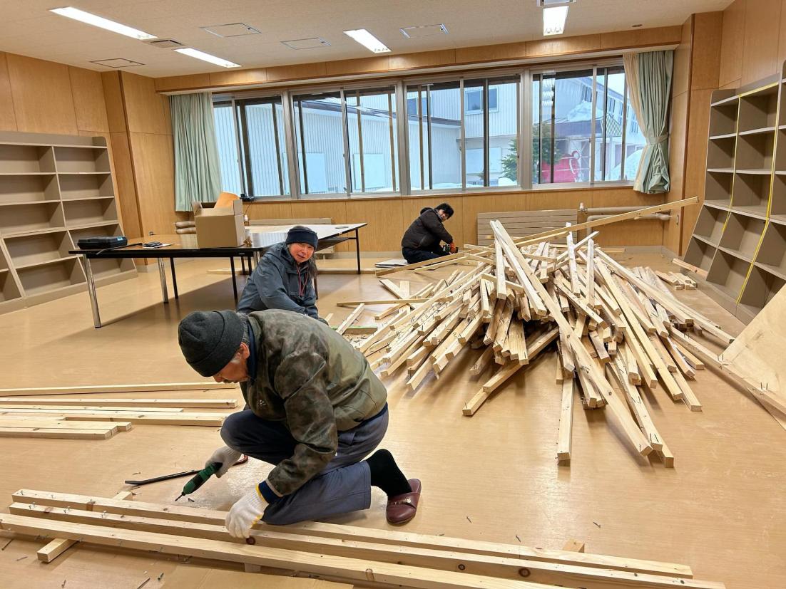 イベントに向けて作業の様子