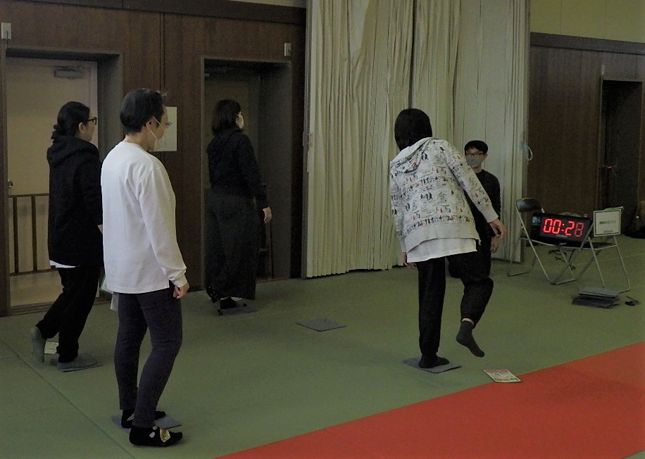 ロコモ度チェックの様子