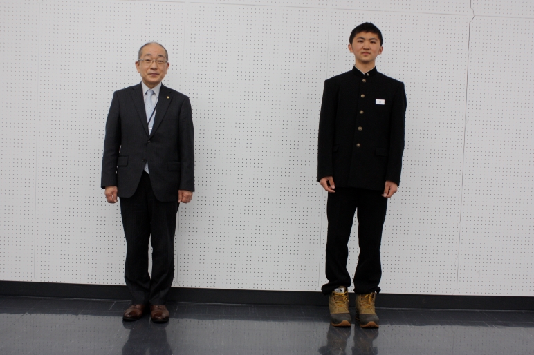 表敬訪問の様子