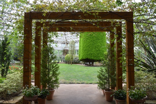 色彩館温室入口