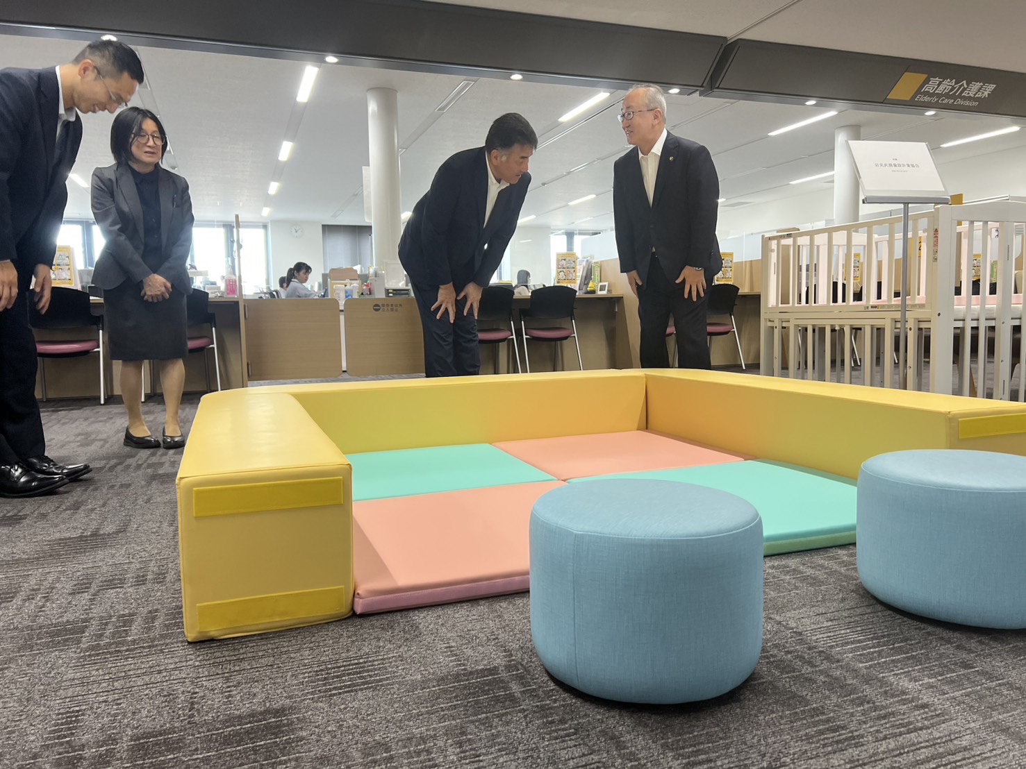 寄附採納（岩見沢測量設計業協会）の写真