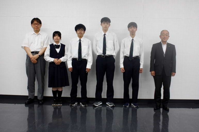 表敬訪問の様子