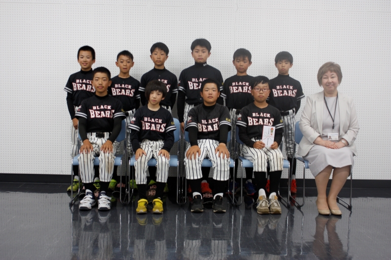表敬訪問の様子