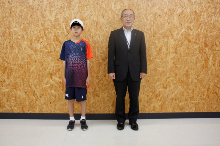 表敬訪問の様子