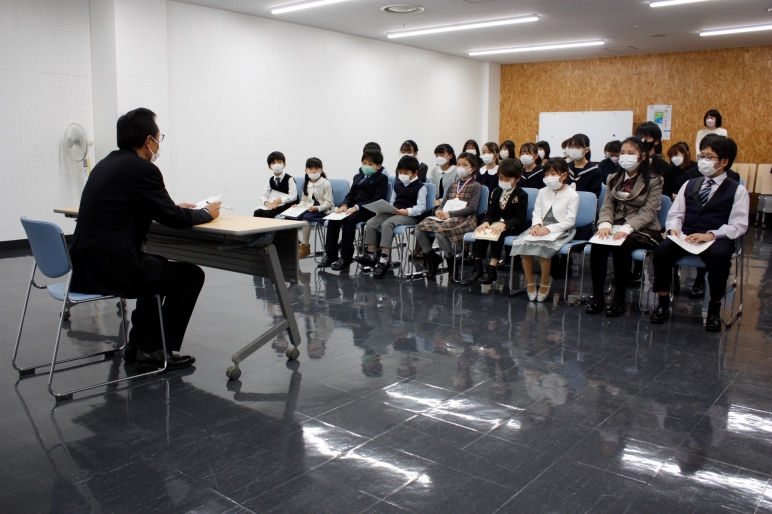表敬訪問の様子