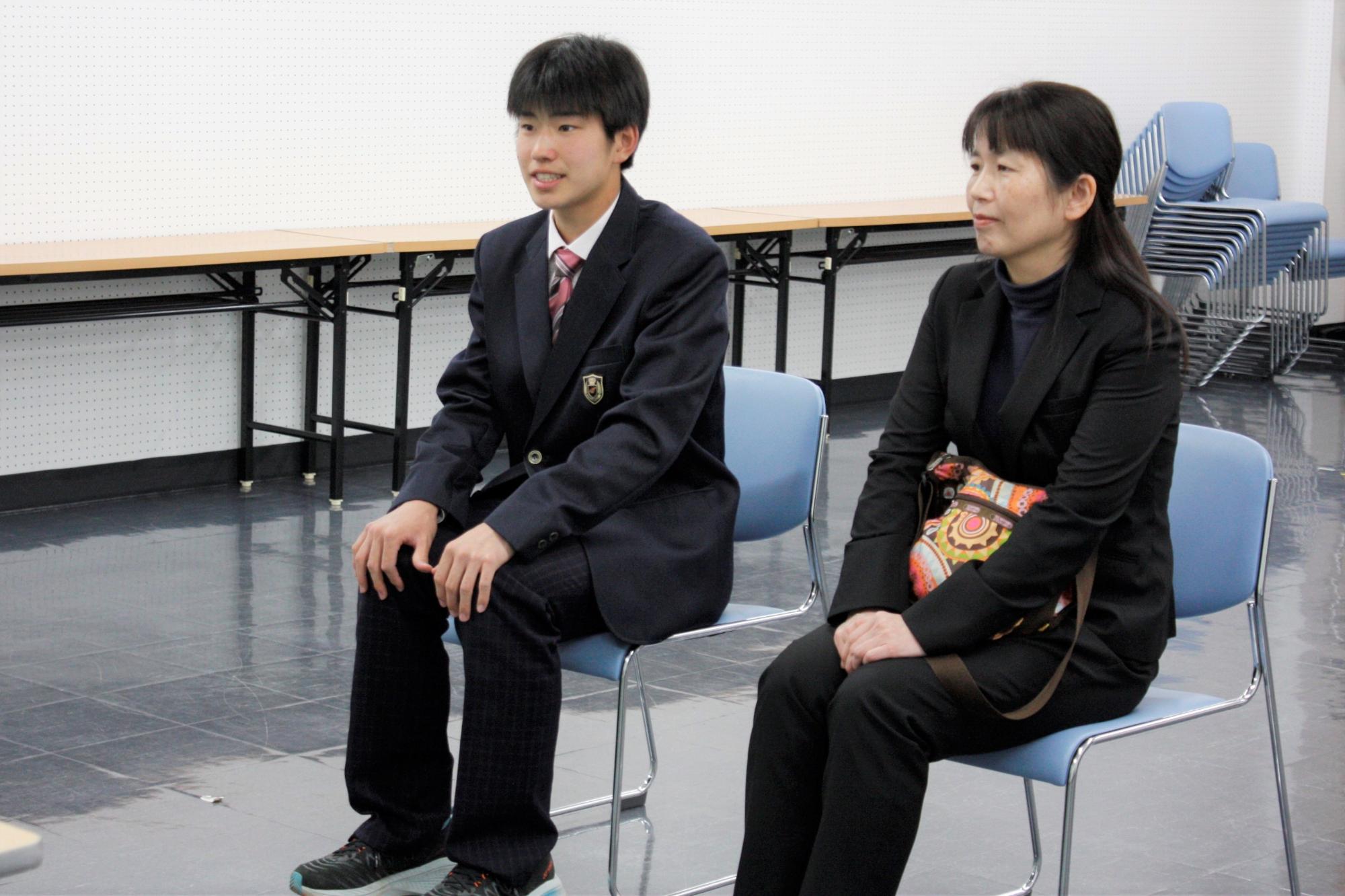 表敬訪問の様子