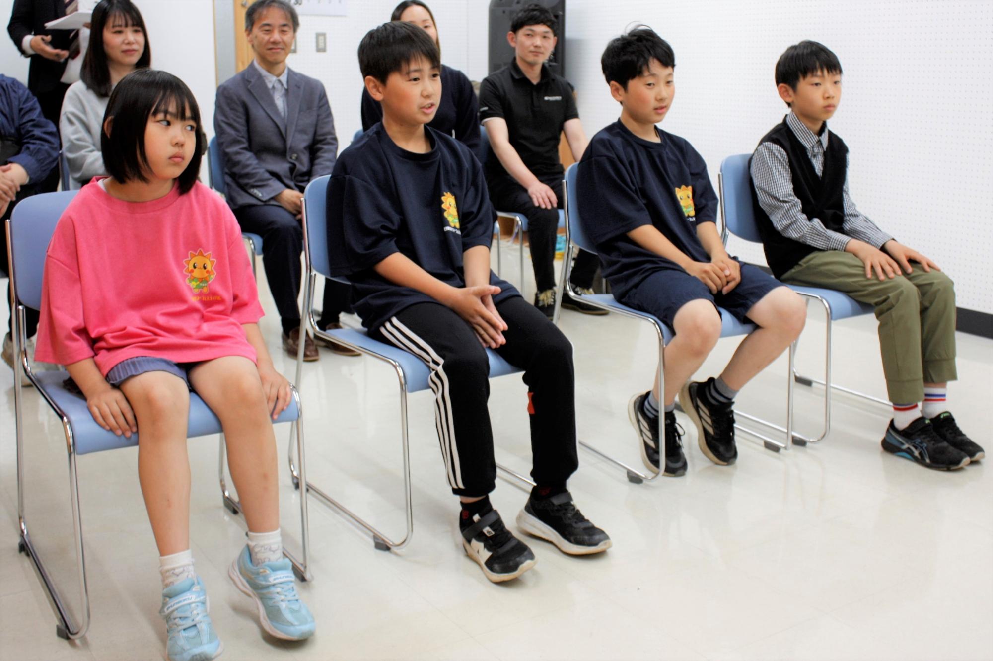 表敬訪問の様子
