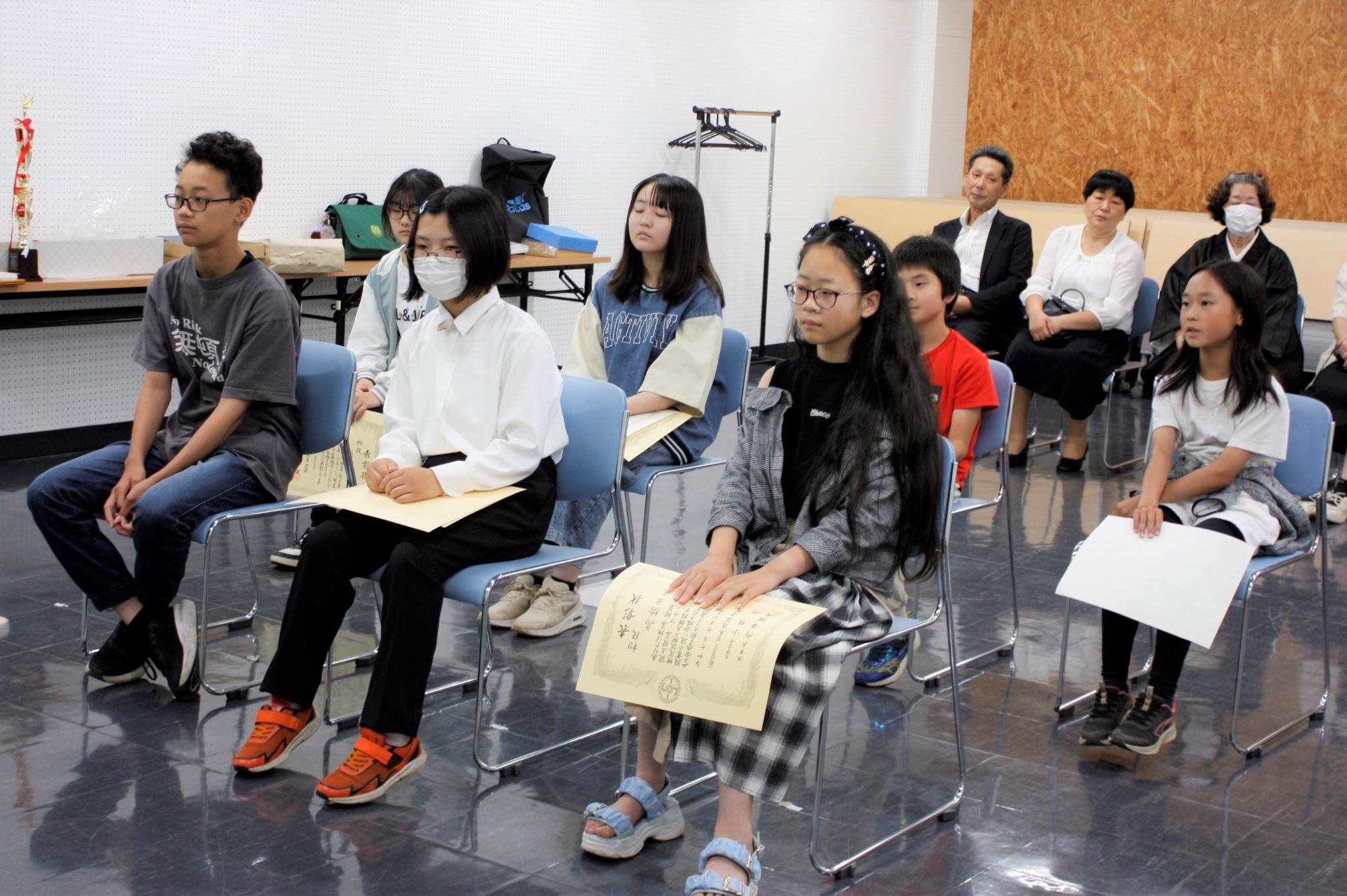 表敬訪問の様子
