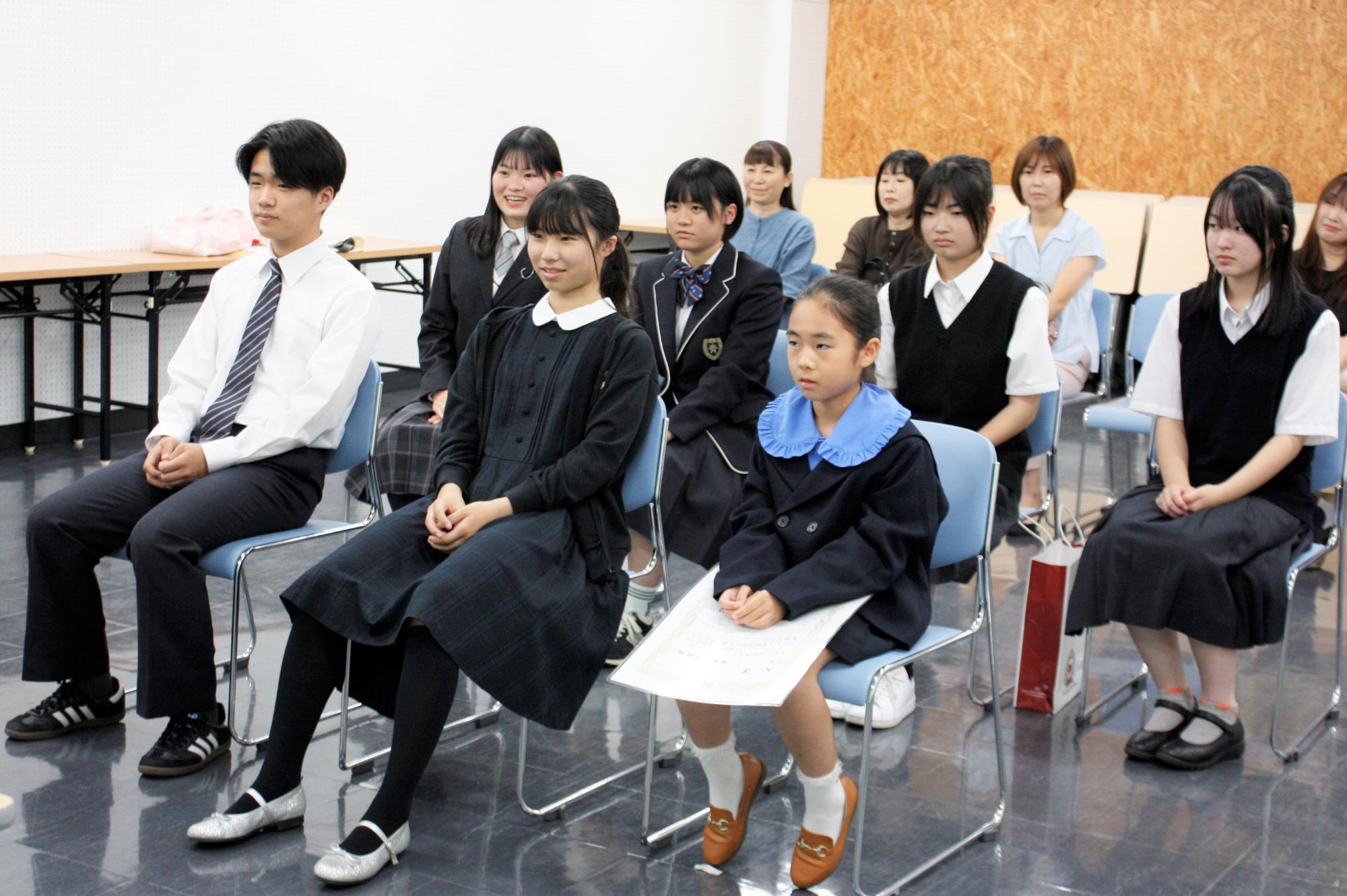 表敬訪問の様子
