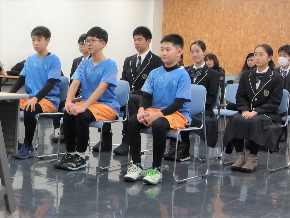 表敬訪問の様子