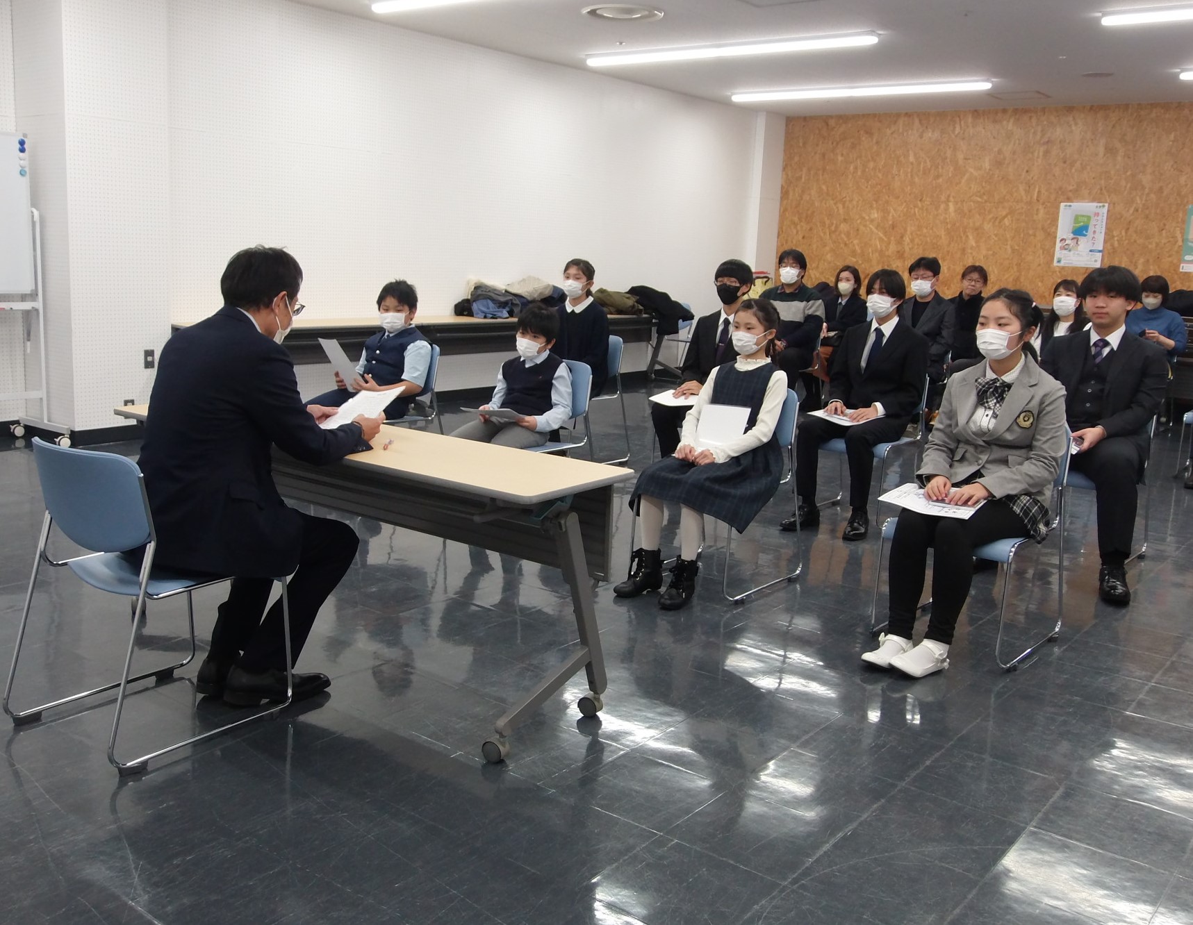 表敬訪問の様子