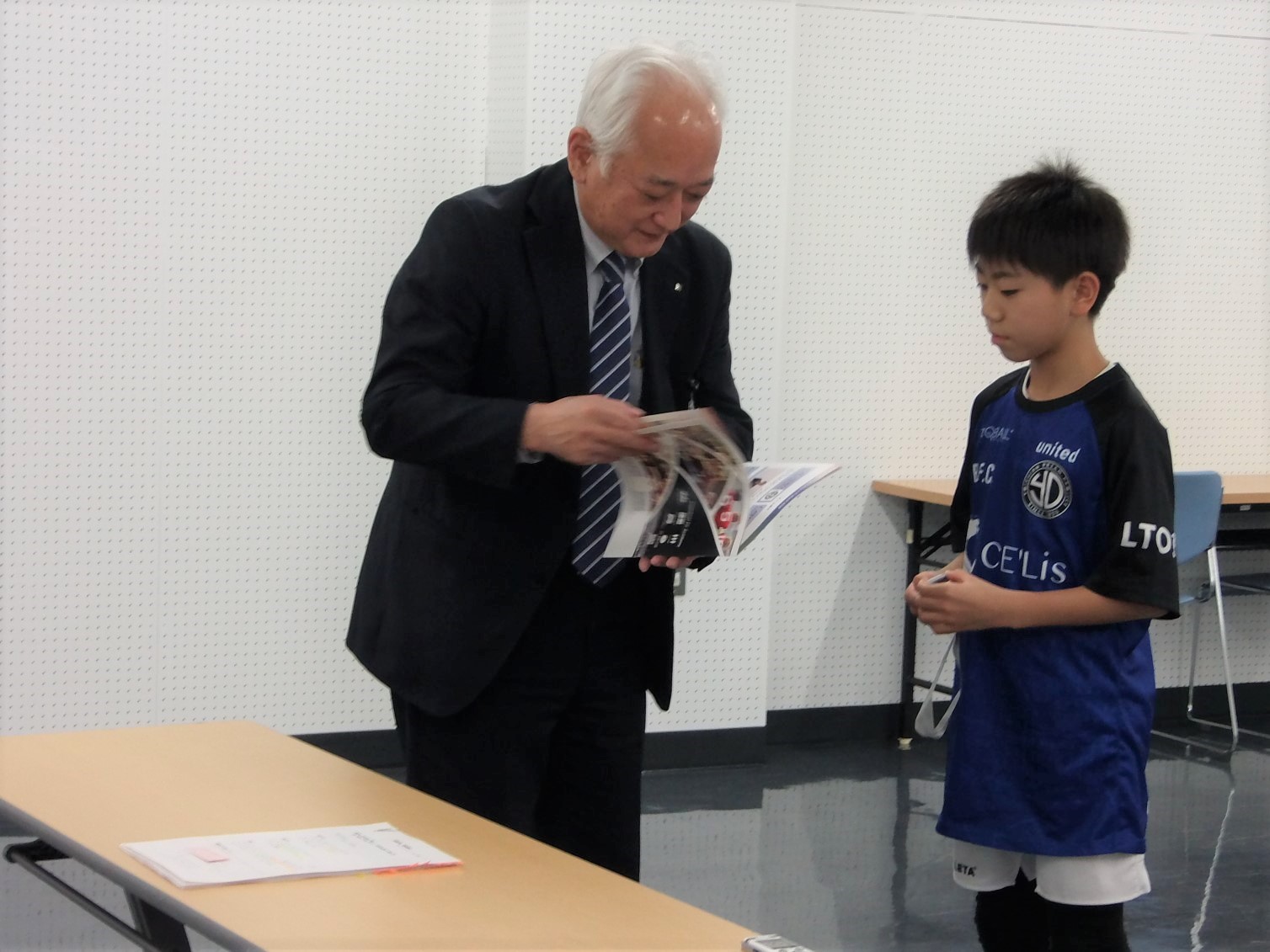 表敬訪問の様子