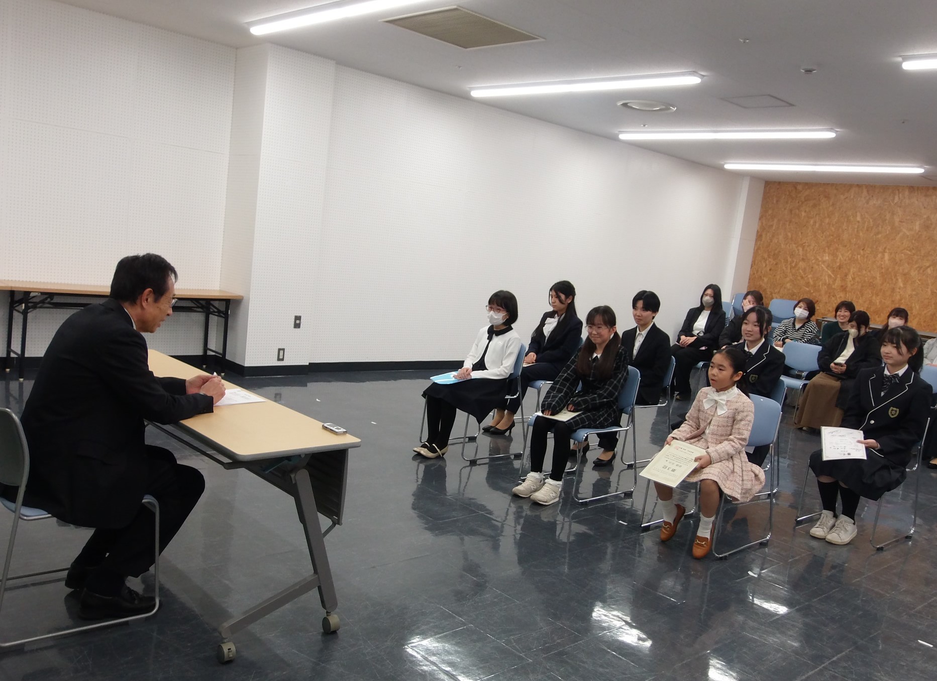 表敬訪問の様子