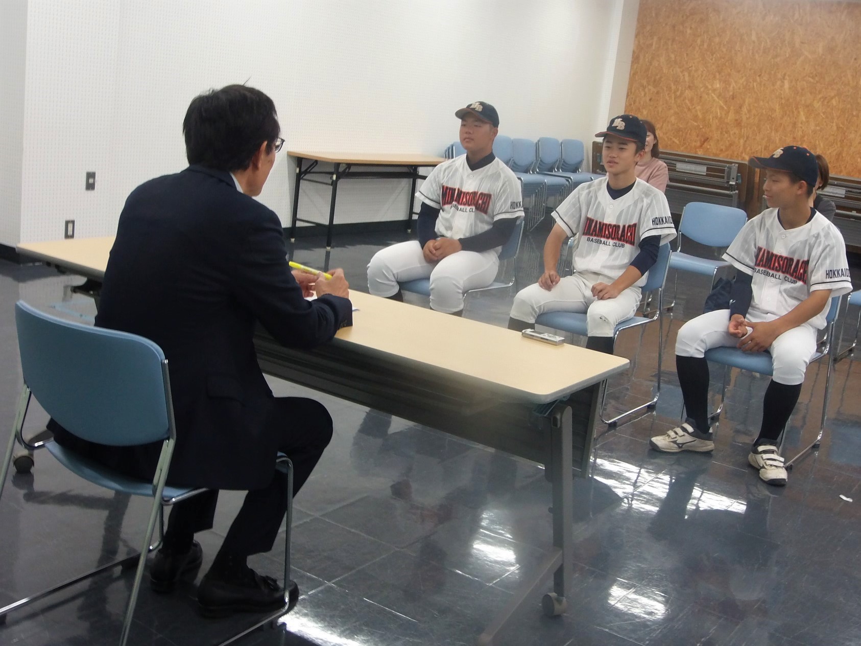 表敬訪問の様子