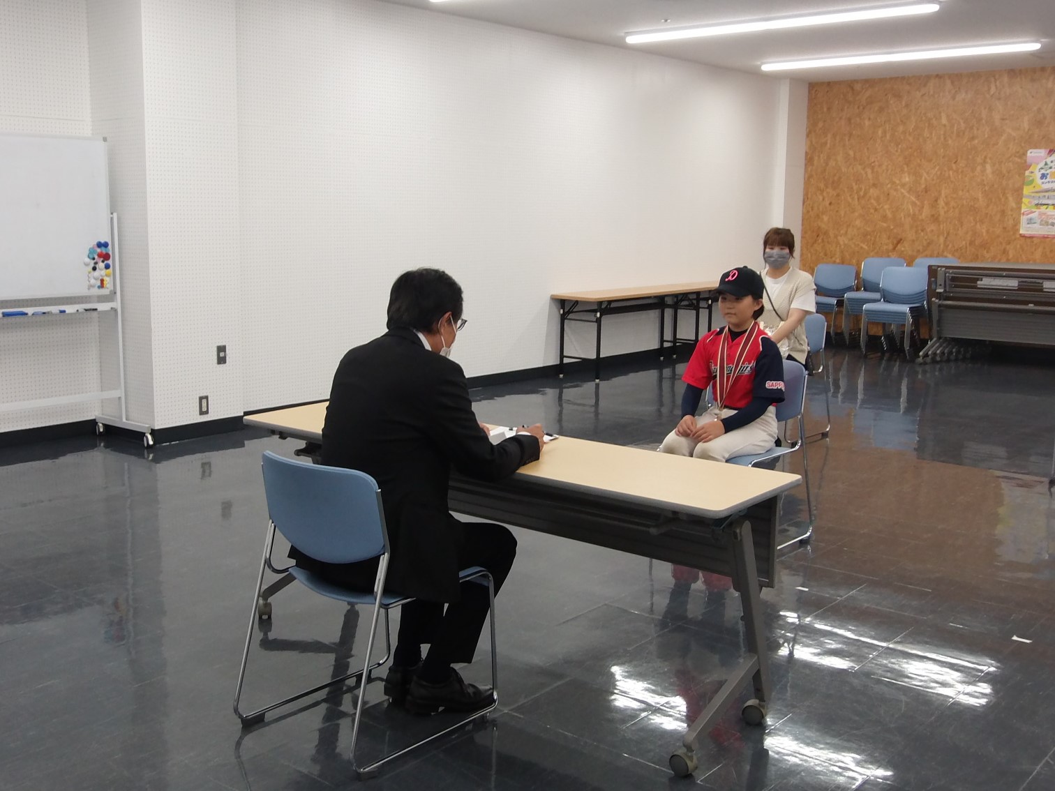 表敬訪問の様子