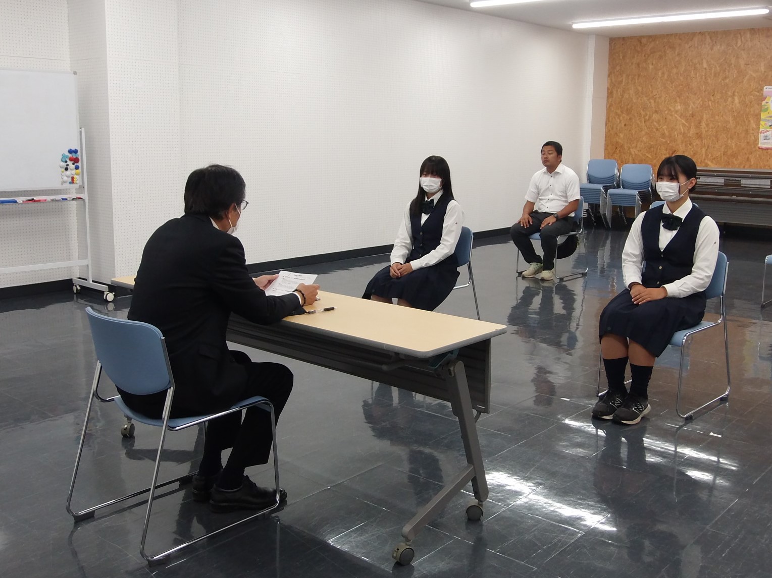 表敬訪問の様子