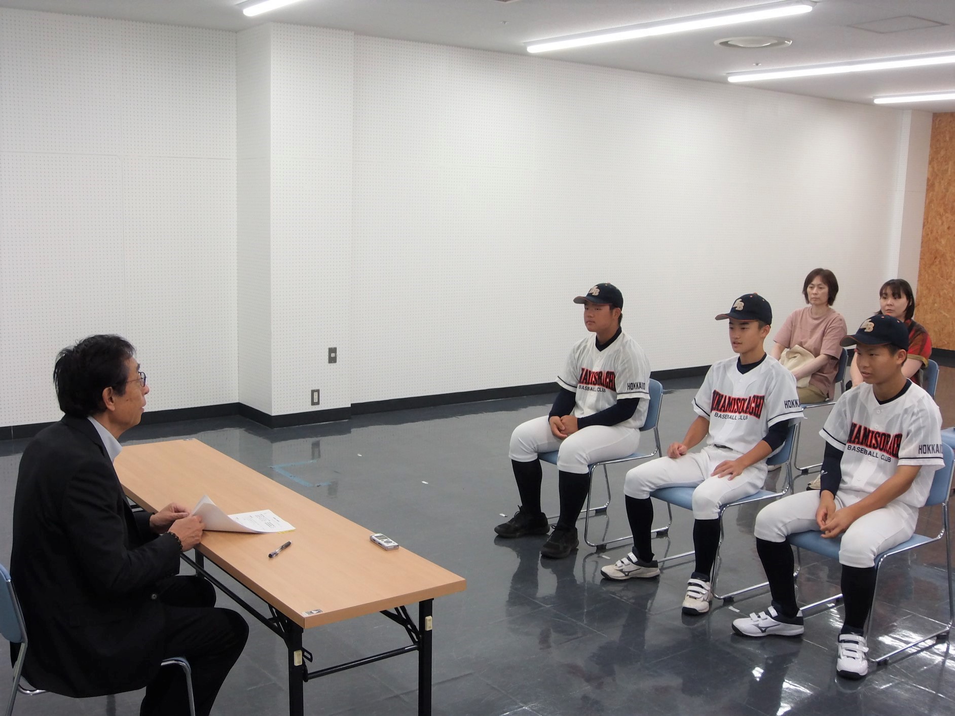 表敬訪問の様子