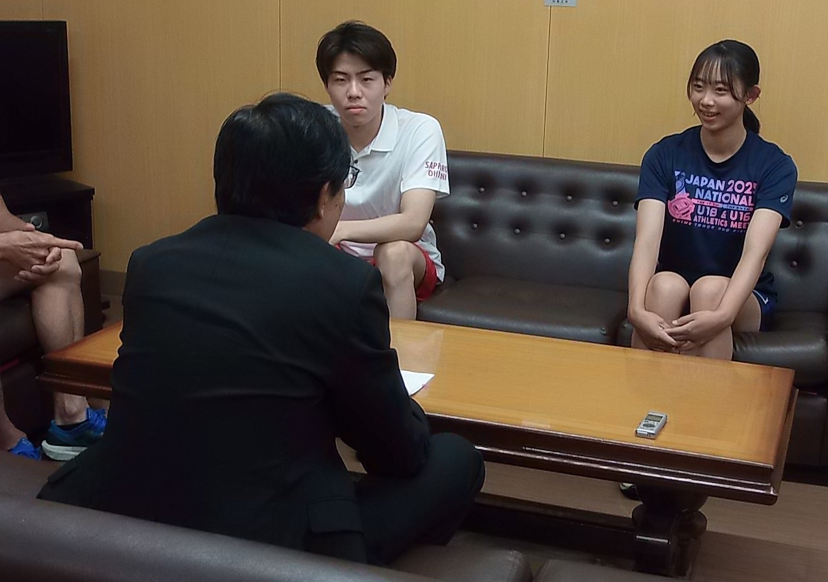 表敬訪問の様子