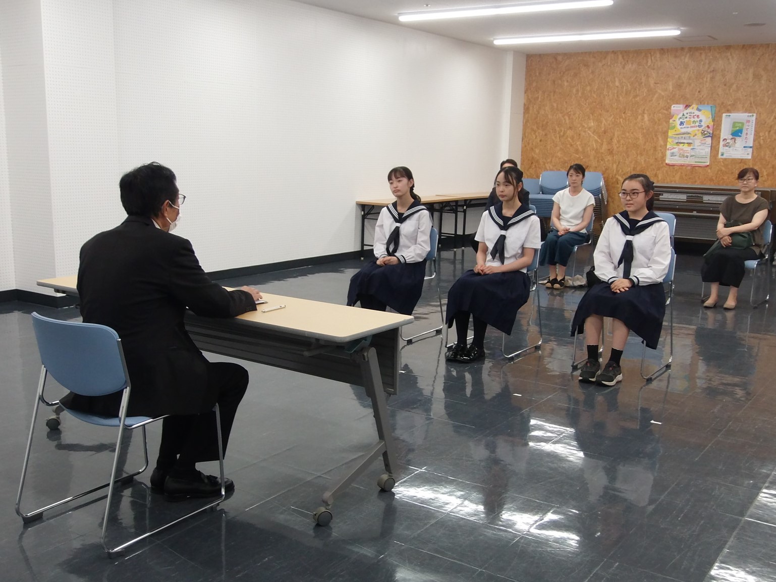 表敬訪問の様子