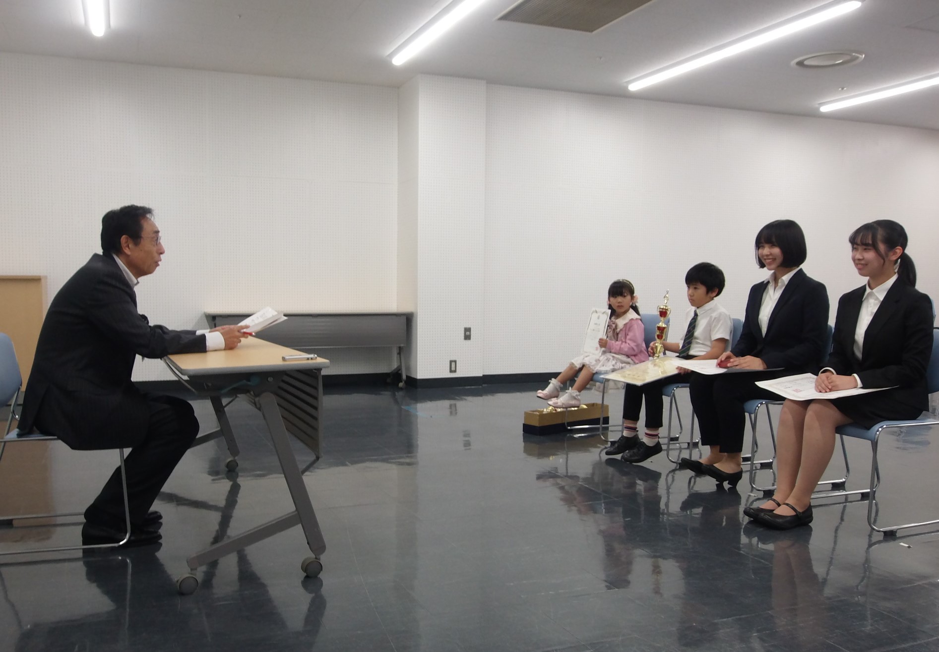 表敬訪問の様子
