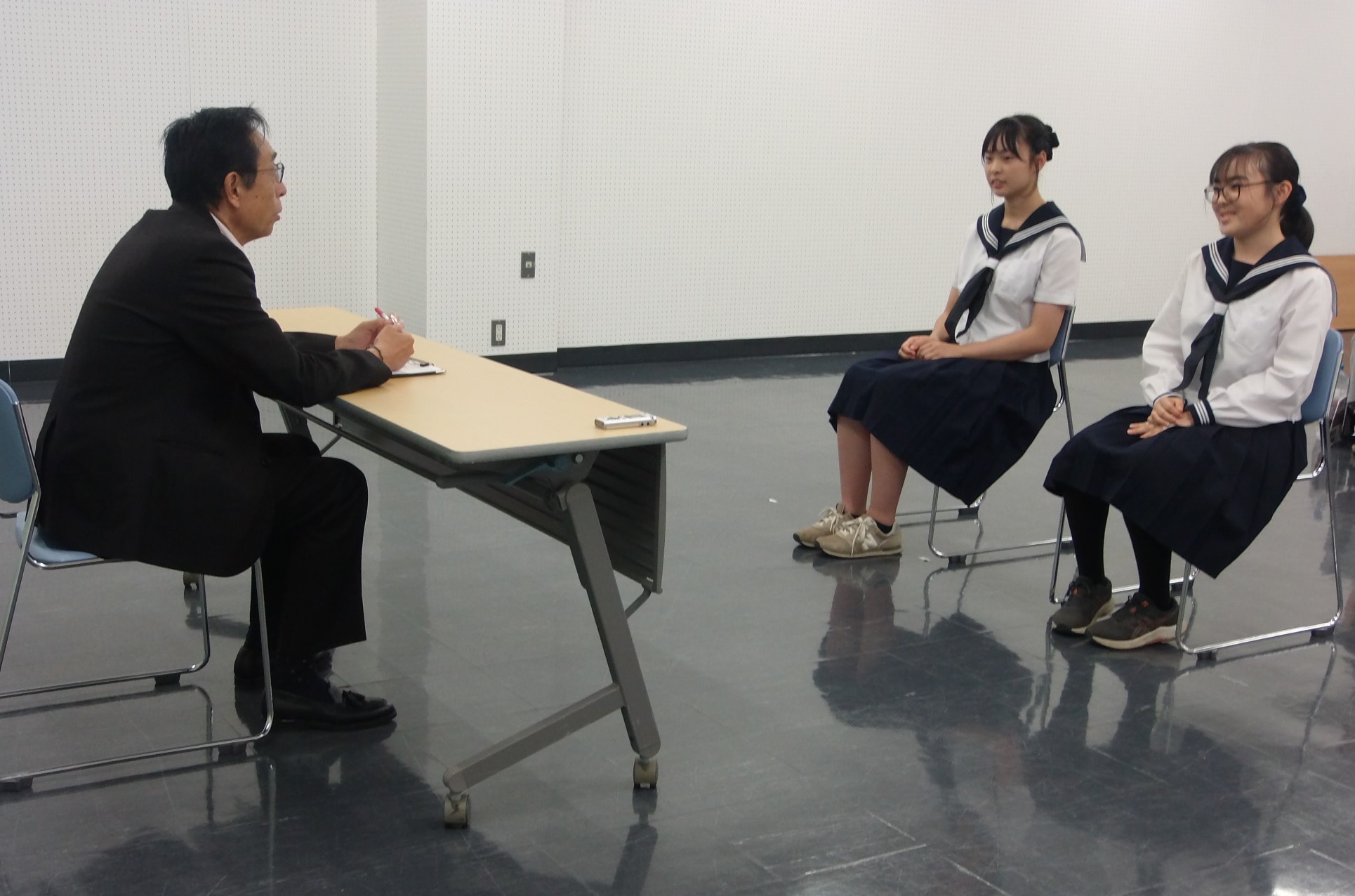 表敬訪問の様子