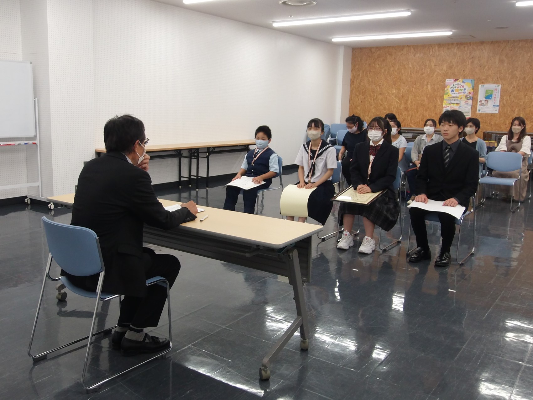 表敬訪問の様子