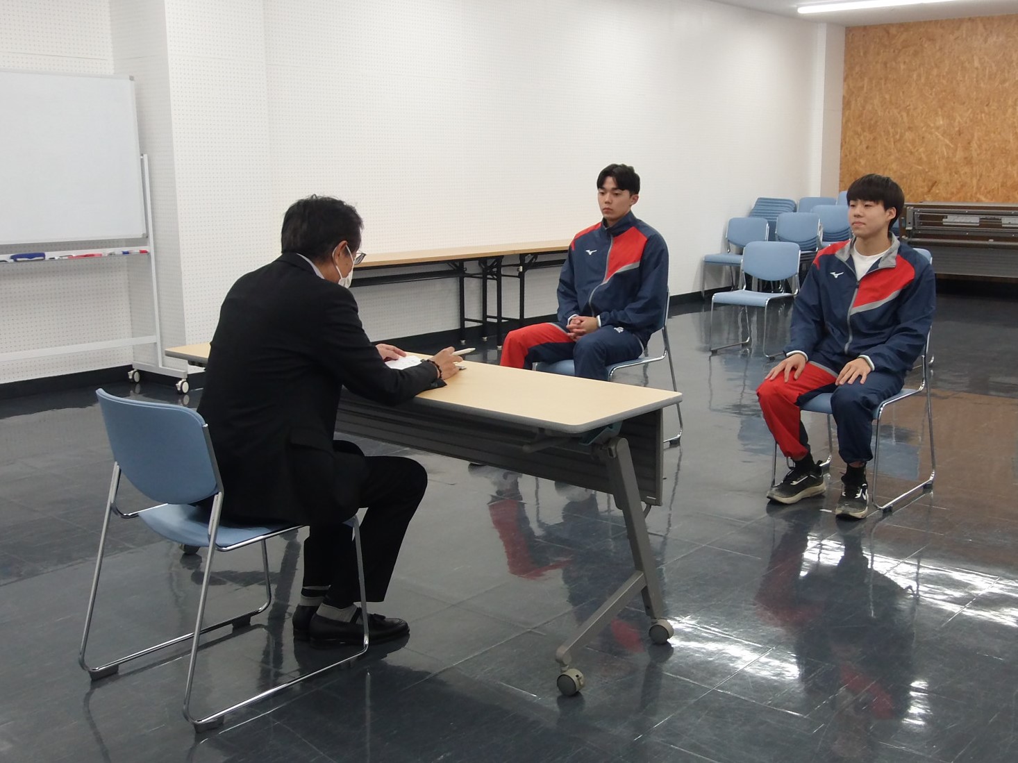 表敬訪問の様子