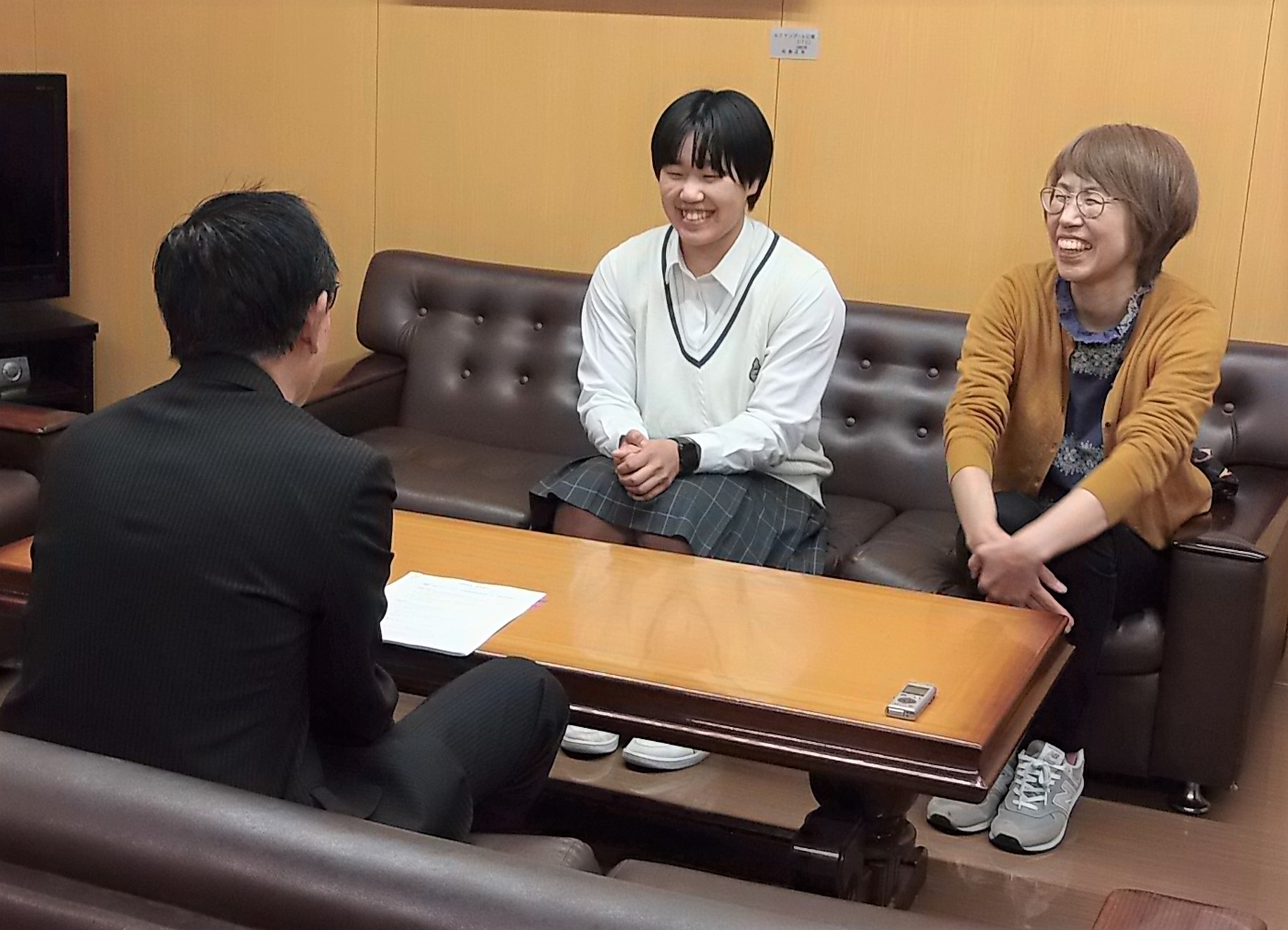表敬訪問の様子