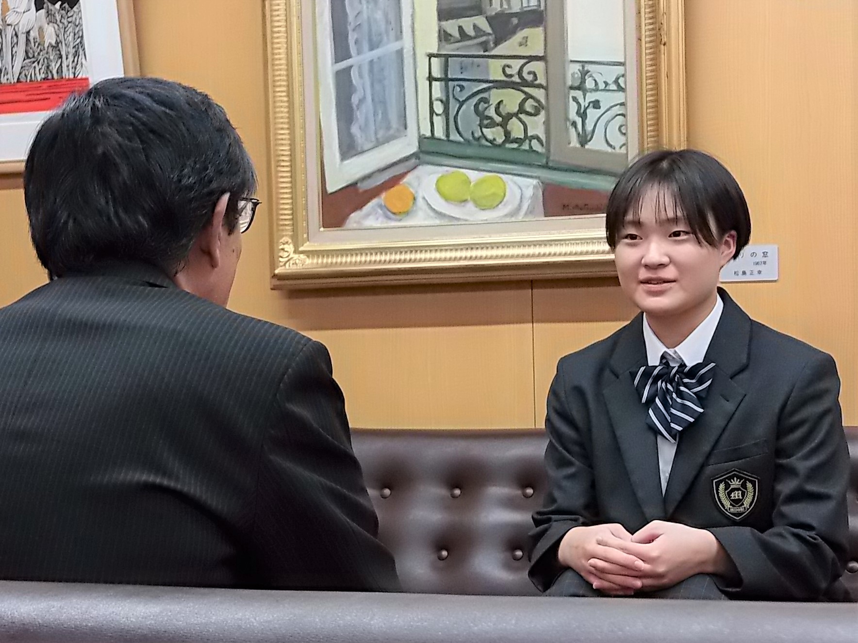 表敬訪問の様子