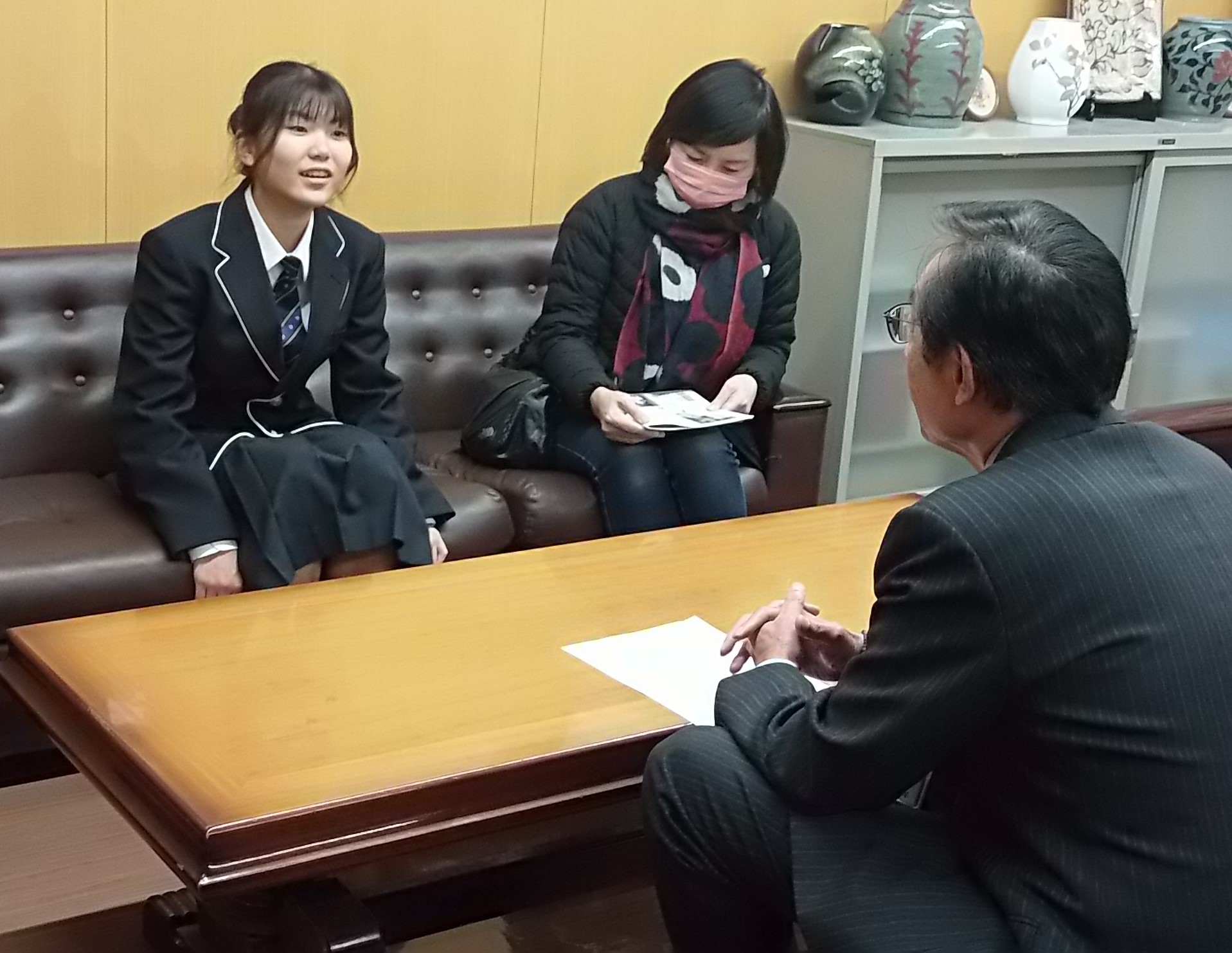 表敬訪問の様子