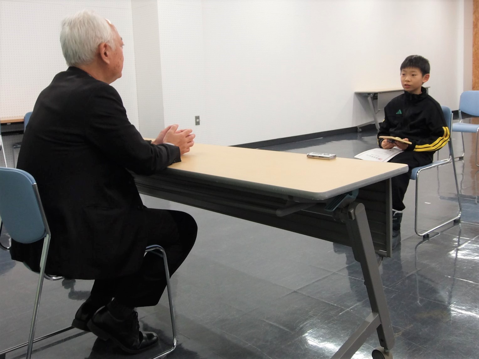 表敬訪問の様子