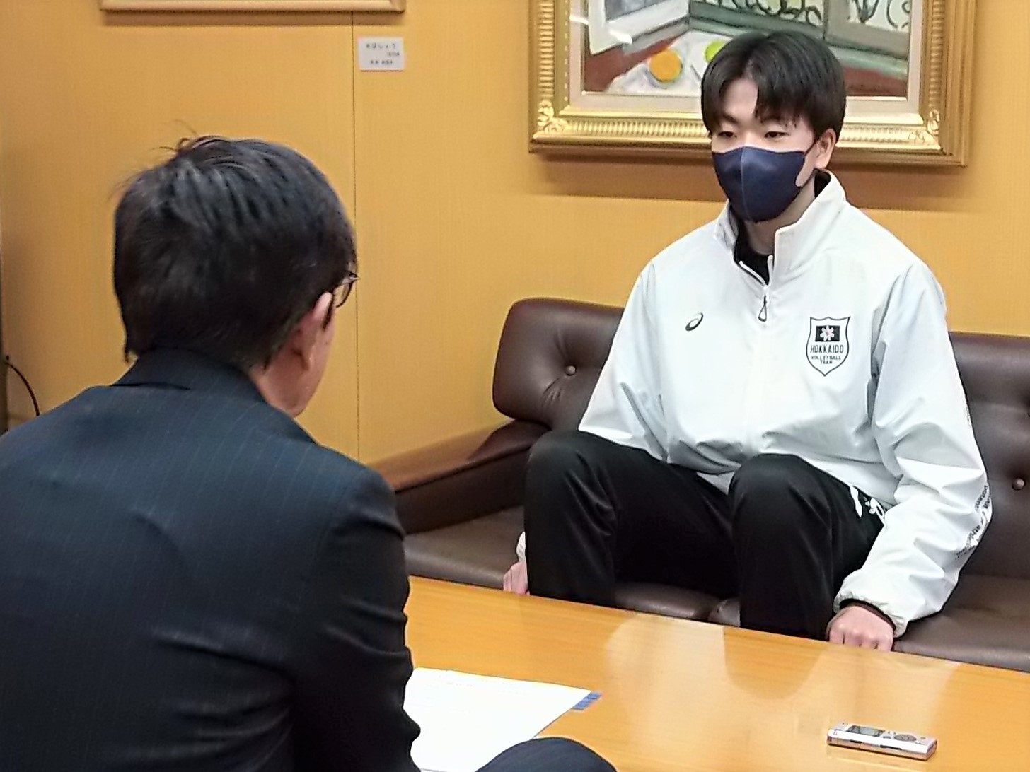 表敬訪問の様子