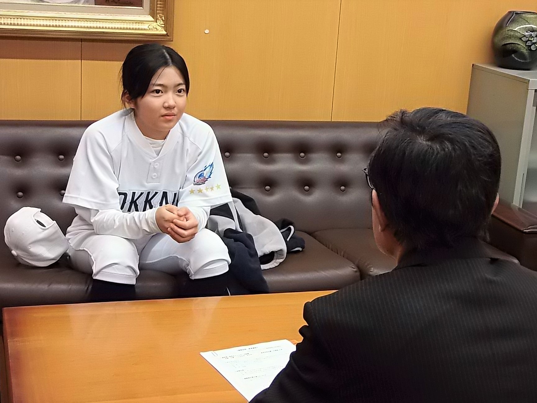 表敬訪問の様子