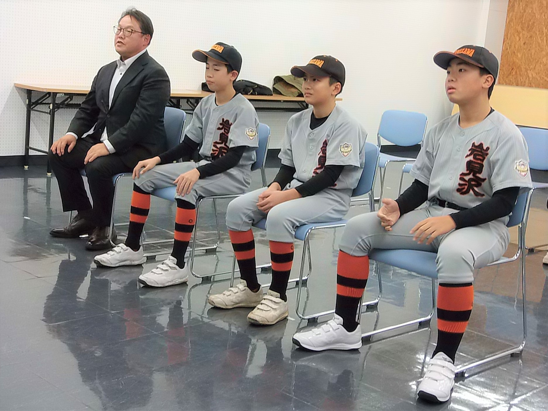 表敬訪問の様子