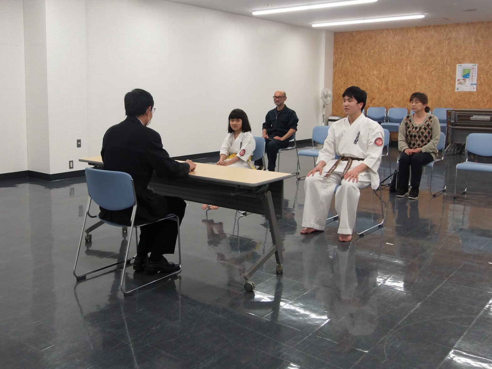 表敬訪問の様子