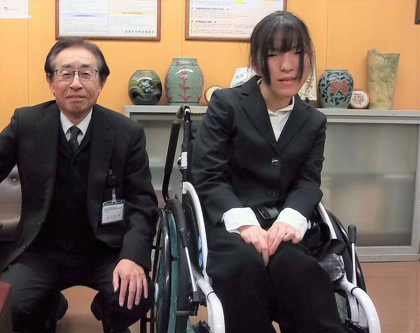 表敬訪問の様子