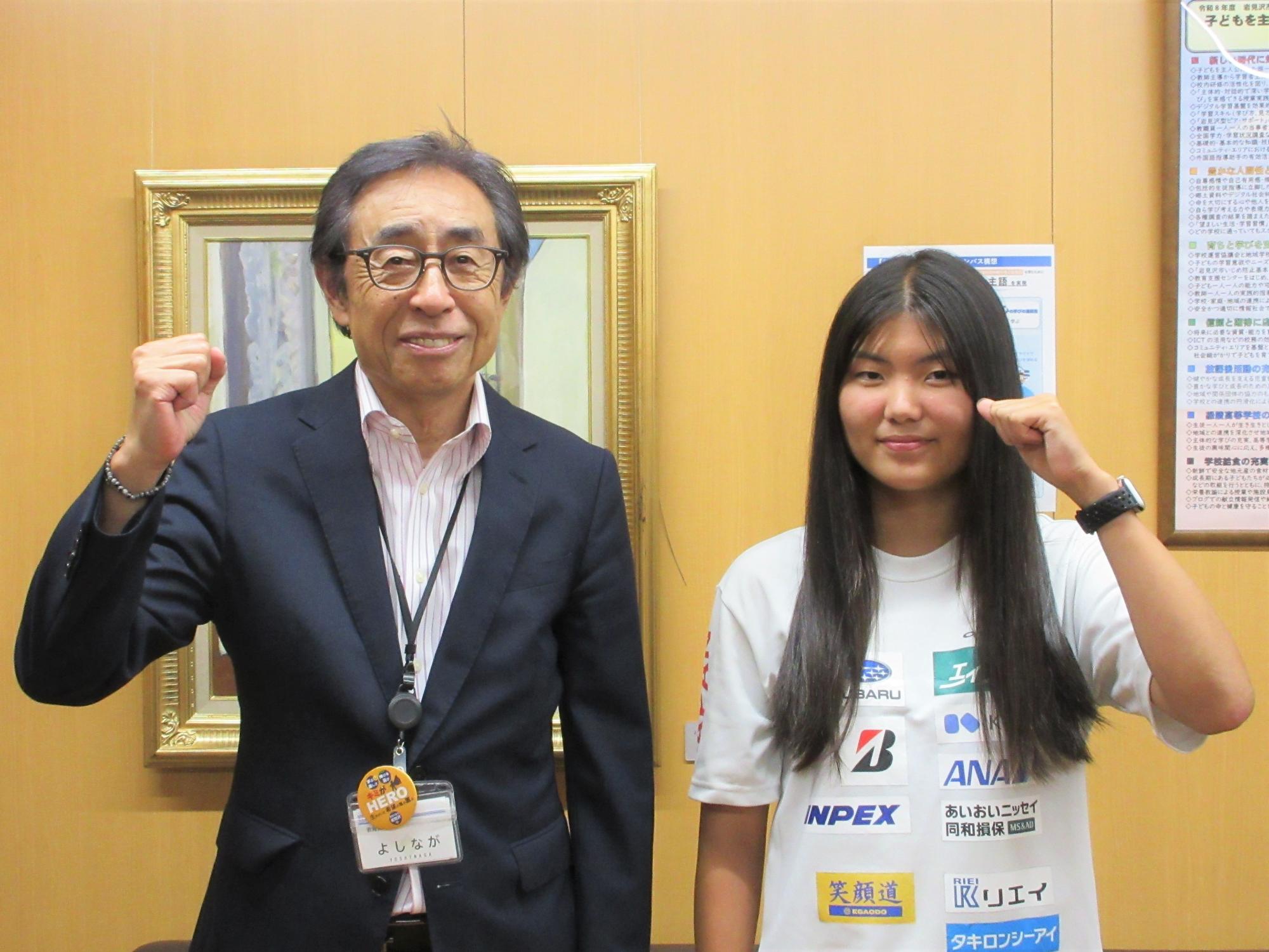 表敬訪問の様子
