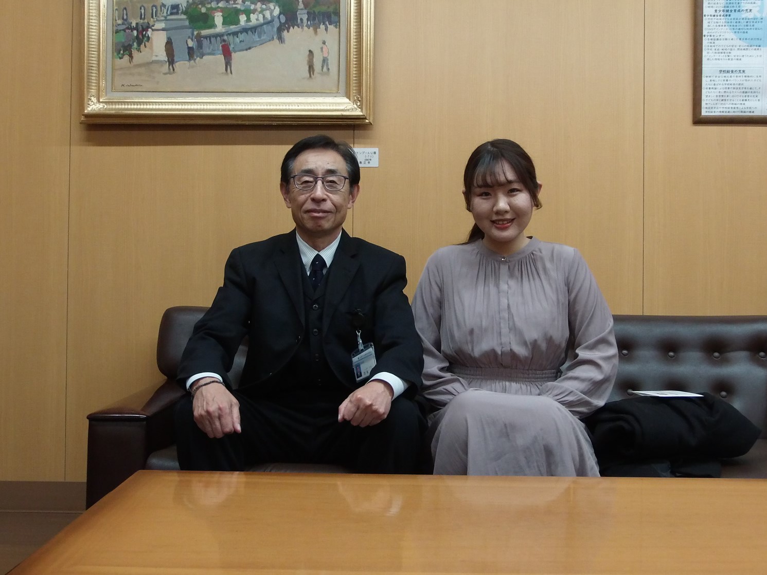 表敬訪問の様子