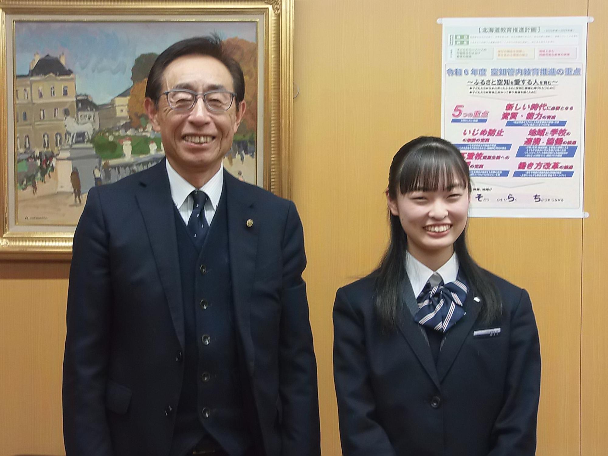 表敬訪問の様子