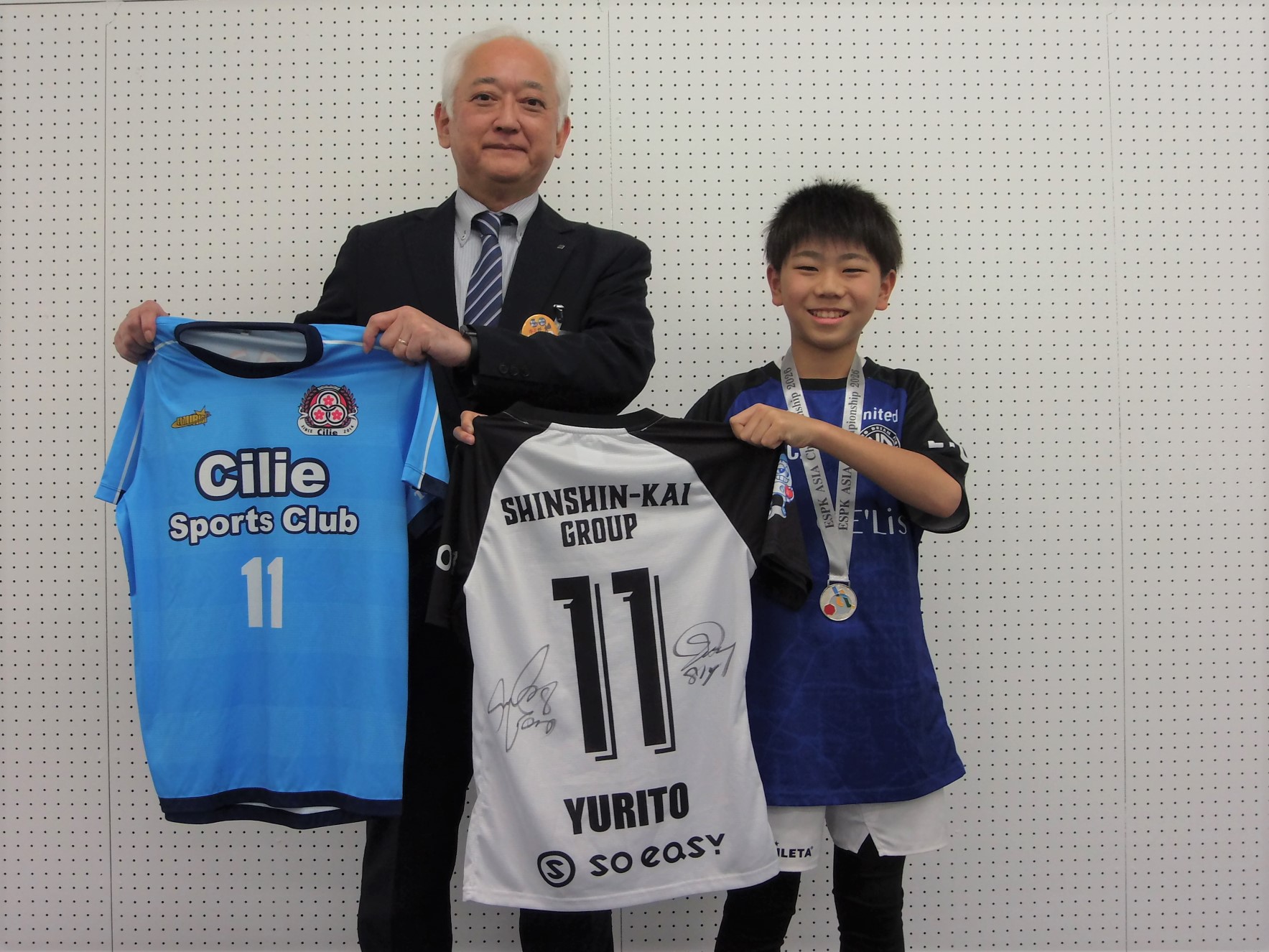 表敬訪問の様子