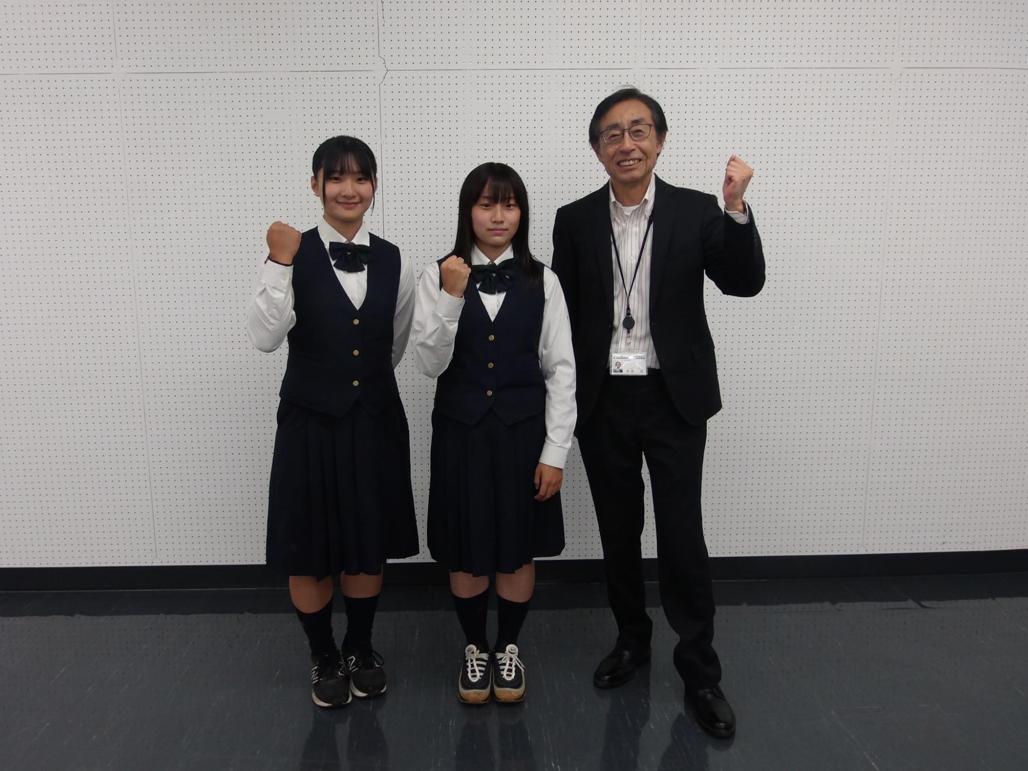表敬訪問の様子