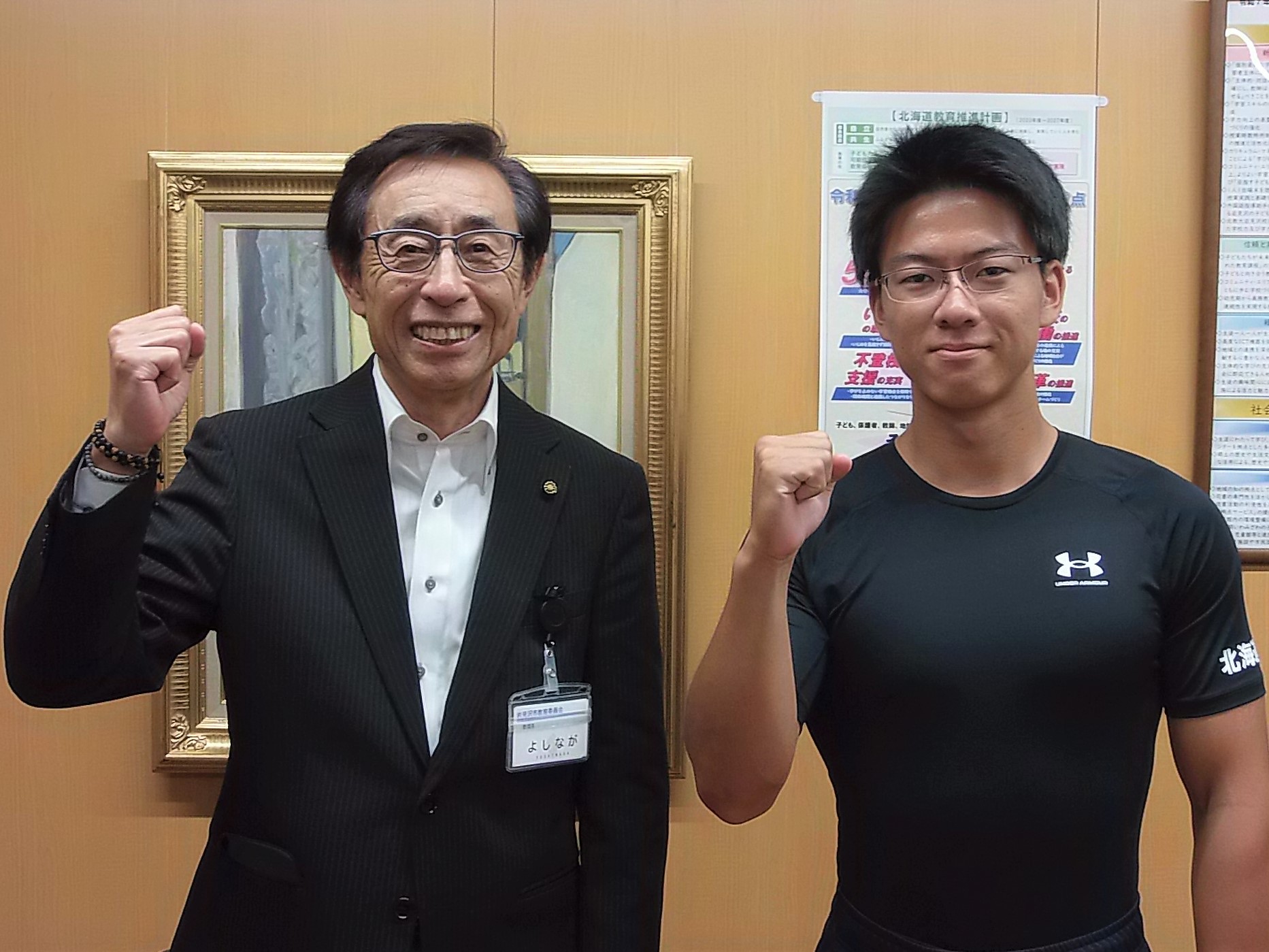 表敬訪問の様子