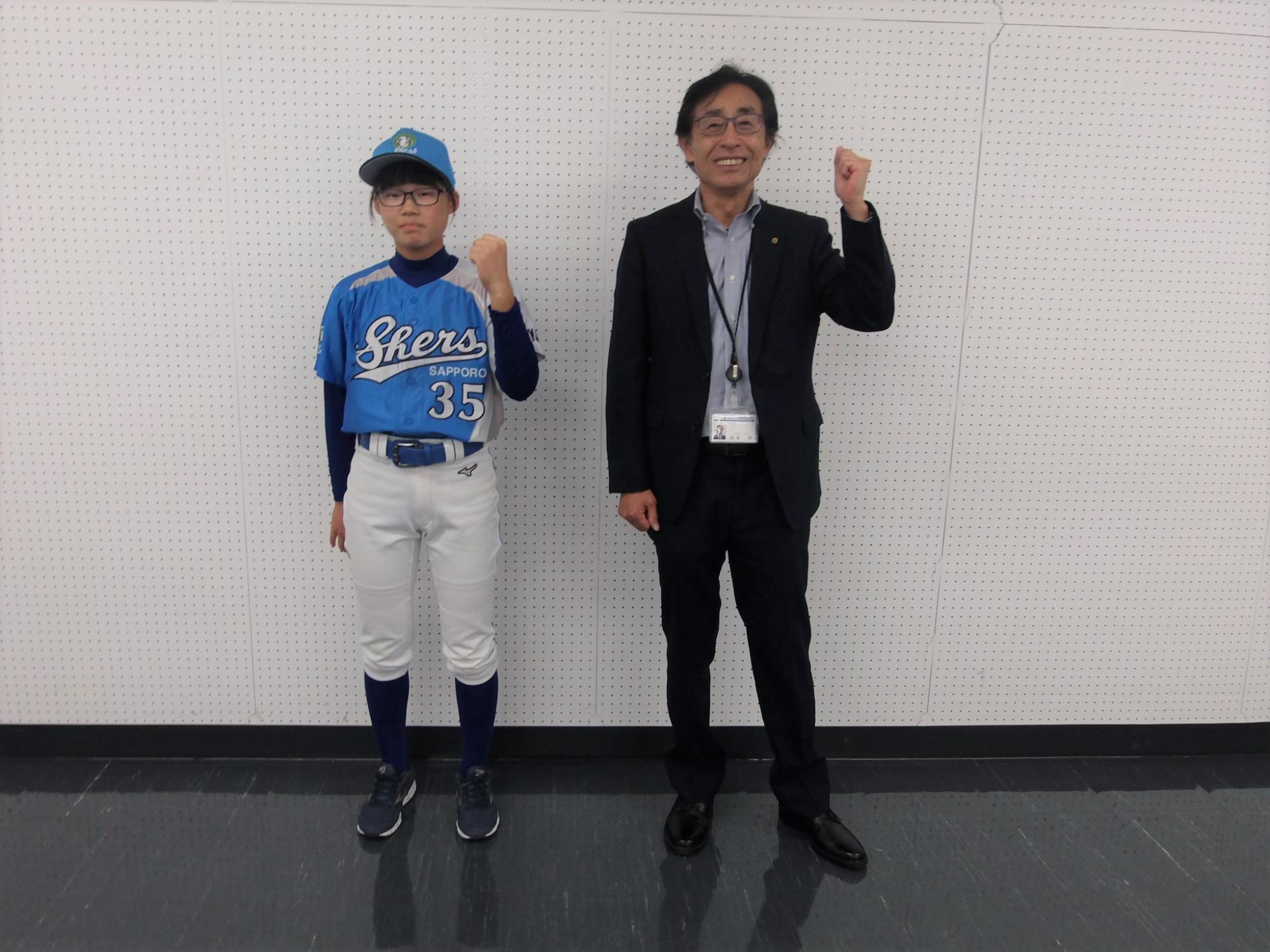 表敬訪問の様子