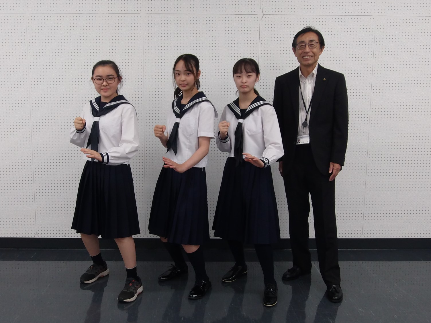 表敬訪問の様子