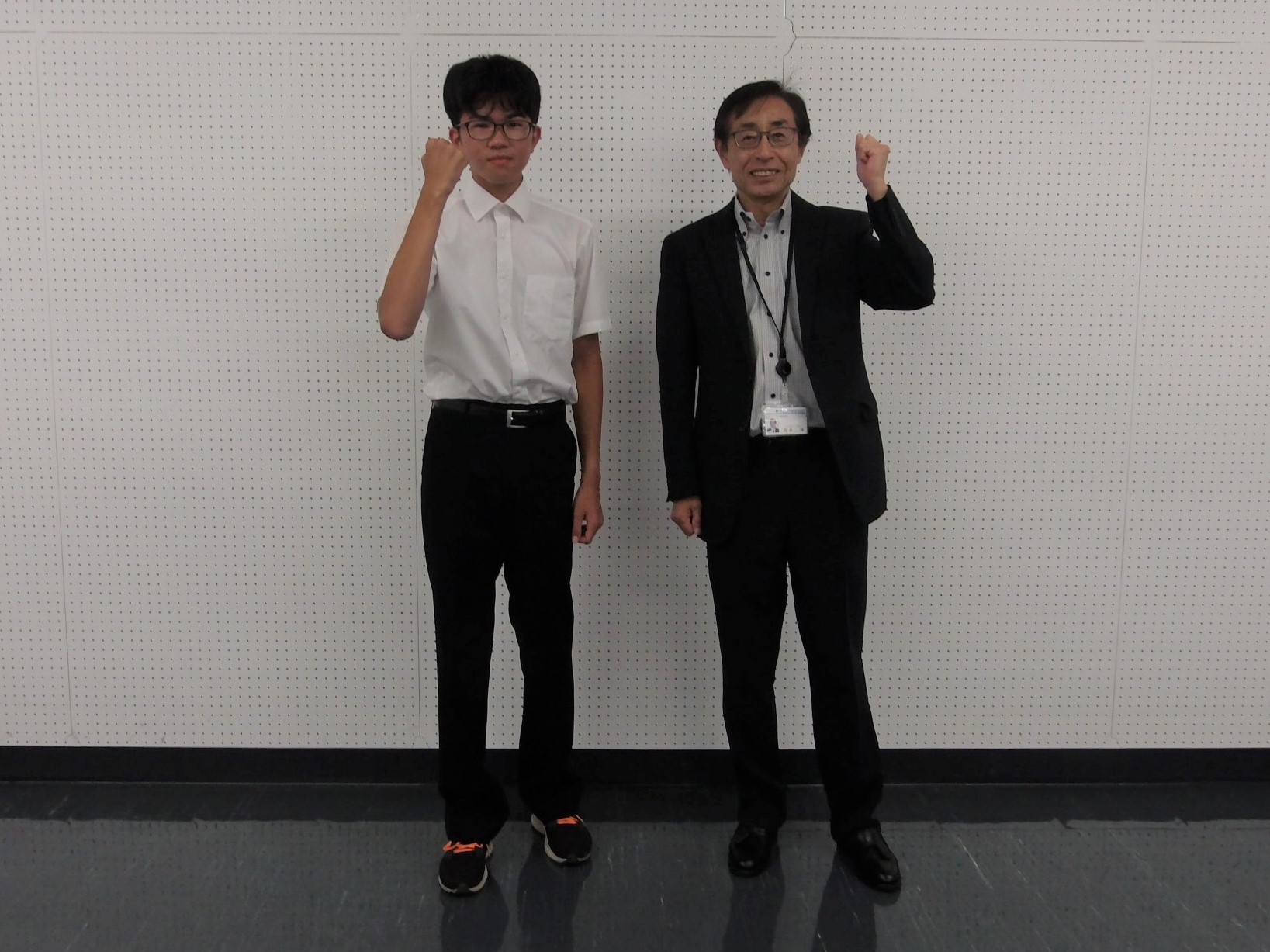 表敬訪問の様子